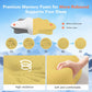 Dual-Height Cervical Neck Pillow for Pain Relief, Memory Foam Pillows with Cooling Tech -3D Ergonomic Support, Cooling Cover, for Side/Back/Stomach Sleeper Pillow, Minimalist Style - Gray,White