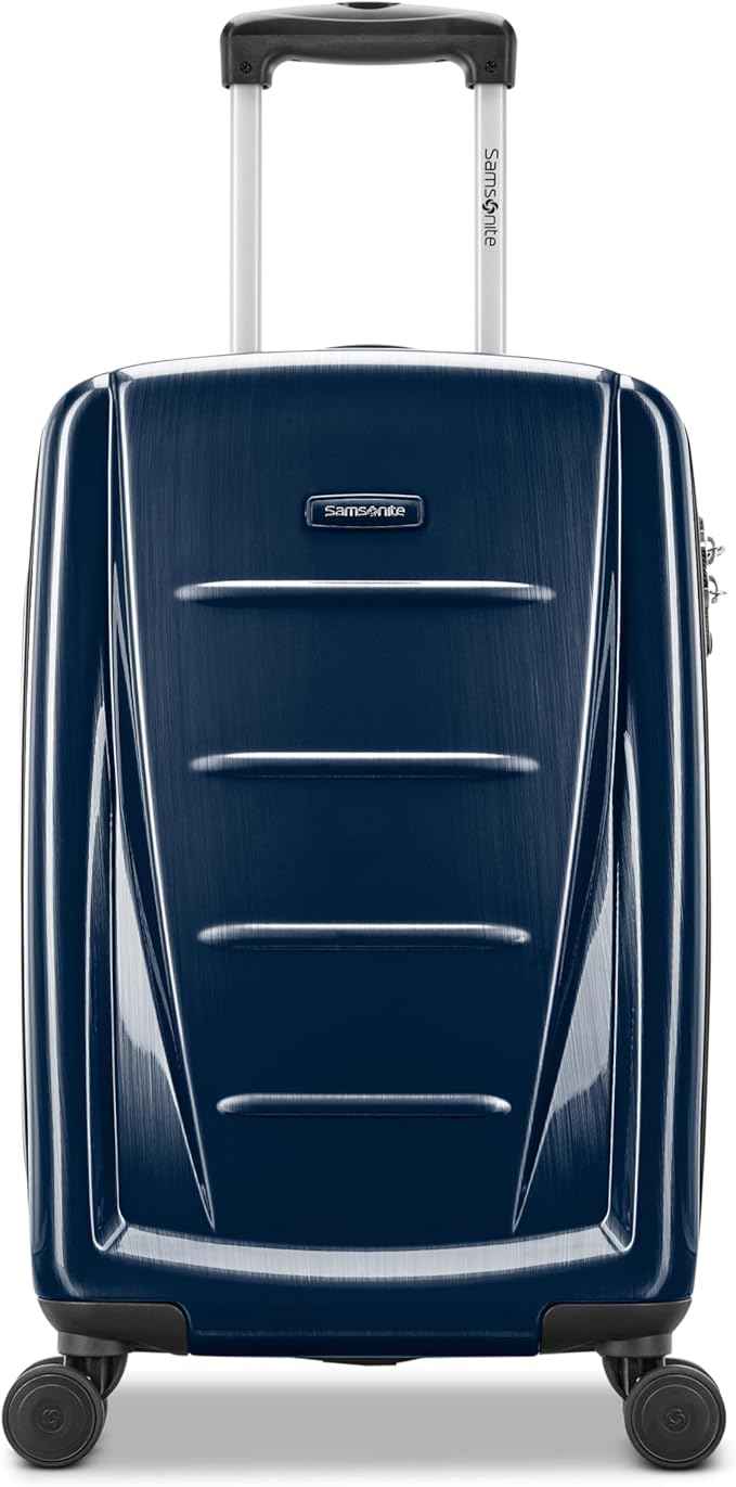 Samsonite Winfield 2 Hardside Luggage with Spinner Wheels, Navy, Carry-On 20-Inch