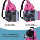MOSISO Camera Sling Bag, DSLR/SLR/Mirrorless Camera Backpack Case Shockproof Photography Backpack with Tripod Holder & Removable Modular Inserts Compatible with Canon/Nikon/Sony/Fuji