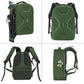 MOSISO Camera Backpack, DSLR/SLR/Mirrorless Photography Camera Bag 15-16 inch Waterproof Hardshell Case with Tripod Holder&Laptop Compartment Compatible with Canon/Nikon/Sony, Army Green