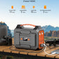 Apowking Portable Power Station Bank 200W Peak(100W Rated),146Wh Solar Powered Power Bank with 2 AC Outlet 110V,39600mAh Power Bank Lithium Battery Pack for Home Outdoor Camping Emergency