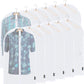 BALEINE 40'' Translucent Garment Bags, 12 Packs PEVA Dress Bag for Closet Clothes Dresses Suit Coats Storage (White, 12PK)