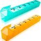 2-Pack Large Weekly Pill Organizer,7 Day Pill Cases Organizers Once A Day,Am Pm Pill Container 14 Compartment,Daily Vitamin Pill Box Dispenser 1 Week,Medication Aid Organizer Box for Supplement