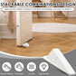 Frienda 12 Pcs Jumbo Door Stoppers Heavy Duty Door Stopper Tall up to 2inch Tall Wedge TPR Large Wedge Stackable Big Rubber Doorstop for Hotel Carpet Hardwood Concrete and Tile (White)