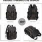 KingTo Laptop Backpack for Men Luxury Anti-Theft Travel Backpack Casual Business Waterproofing Computer Bag (A-Brown)