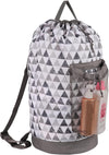 Dalykate Backpack Laundry Bag, Laundry Backpack with Shoulder Straps and Mesh Pocket Durable Nylon Clothes Hamper Bag with Drawstring Closure for College, Travel, Laundromat, Apartment