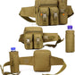 Tactical Waist Pack With Detachable Water Bottle Holder Pocket Fanny Pack & Outdoor Lumbar Bag for Hiking Travelling Climbing Cycling Camping Shopping Hunting Fishing