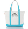 CB STATION Medium Classic Canvas Tote Bag for Women, Top Zipper Closure, Outer Pocket, Daily Essentials, Groceries, Traveling