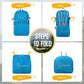 ZOMAKE Lightweight Packable Backpack 35L, Light Foldable Backpacks Water Resistant Collapsible Hiking Bag, Compact Folding Day Pack for Travel Camping(Light Blue) - Roamly