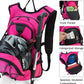Hydration Backpack Pack with 2L Water Bladder 18L Hiking Backpack Women Men Lightweight Hydropack Insulated Daypack for Biking, Running, Festival - Roamly
