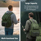 HAMBOLY Fishing Backpack with Tackle Boxes, 50L Fishing Tackle Bag with Cooler & Rod Holders, Waterproof Tackle Bag for Men