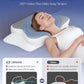 Cervical Pillow for Neck Pain Relief - Ergonomic Memory Foam Pillow with Cooling Case Orthopedic Support Side Sleeper Pillow for Pain Relief Support for Side Back Stomach Sleepers (Grey)