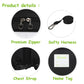 yodo Kids Insulated Toddler Backpack with Safety Harness Leash and Name Label - Playful Preschool Lunch Boxes Carry Bag, Panda