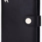 ZOPPEN Passport Holder Women Men, Passport Cover Travel Wallet Rfid Blocking Passport Wallet Cover Case Travel Essentials Document Organizer, Black