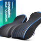 Non-Flattening Seat Cushion for Office Chairs,Gaming Chairs – Donut Pillow Ergonomic Design for Hemorrhoid, Tailbone Pain Relief, Memory Foam Long-Lasting Firm Support, Gifts for Women/Men, Dark Grey