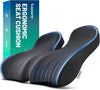 Non-Flattening Seat Cushion for Office Chairs,Gaming Chairs – Donut Pillow Ergonomic Design for Hemorrhoid, Tailbone Pain Relief, Memory Foam Long-Lasting Firm Support, Gifts for Women/Men, Dark Grey