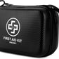 Premium First Aid Kit, 320 Piece Waterproof Hard Shell Eva First Aid Kit for Home, Camping, Cars, Hiking, Travel, Businesses & Outdoor Emergencies - Emergency Medical Kits (Black)