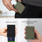 Slim Wallet for Men,Pop Up Credit Card Wallet Aluminum Minimalist RFID Blocking Smart Card Holder with Cash Slot for Front Pocket,6-12 Card Capacity, Green
