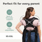 CuddleCarry™ Pre-Wrapped Baby Ring Sling by CuddleBug - Adjustable, Lightweight Baby Carrier Wrap - Ergonomic Front Carry for Newborn to Toddler (0-36m, 8-35 lbs) - Black