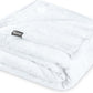 Bare Home Fleece Blanket - Throw/Travel - Ultra-Soft Lightweight for Bed, Sofa, and Couch - Luxury Microplush - Cozy Warm Blanket (Throw/Travel, White)