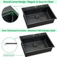 Drop-in Kitchen Sink - Single Bowl Workstation with Cutting Board, 30 x 22 x 10, Gunmetal Black, 16 Gauge Stainless Steel