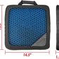HEALTHMATE Comfy Gel Cushion Gel Seat Cushion for Long Sitting for Back, Sciatica and Tailbone Pain Relief, for Office Chair, Car, Wheelchair, Long Trips (Square)
