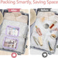 PACKISM TSA Approved Toiletry Bag - Upgrade Color-Edged Clear Makeup Bags, Clear Toiletry Bags For Traveling Fits Various Storage Needs