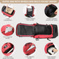 Vomgomfom 86L Collapsible Wheeled Luggage With Removable Backpack Straps,Waterproof Rolling Duffle Bag with Quilted Base,No Telescope Handle,Red - Roamly