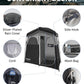 KingCamp Shower Tent, Portable Privacy Tent Outdoor Camping 1/2 Room Toilet Tents with Shower Bag & Dressing Room for Beach, Camping & Hiking