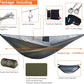 onewind Camping Hammock with Rain Fly and Bug Net Portable Lightweight 11ft Double Hammock with 12ft Ultralight Silnylon Tarp and Mosquito Net Ridgeline 12Ft Tree Straps for Camping Hiking Backpacking