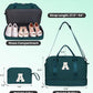 Womens Birthday Gift, Birthday Gift-Initial Travel Bag with Shoe Compartment, Personalized Weekender Bag, Monogram Overnight Bag for Women, Kids Duffel Bag with Makeup Bag (Letter Q) - Roamly