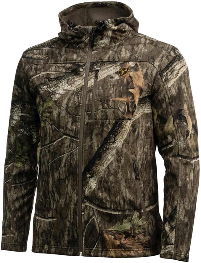 SCENTBLOCKER Shield Series Silentec Midweight Jacket, Camo Hunting Clothes for Men