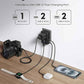 Anker Nano Travel Adapter, 5-Port Power Adapter with 1× 2-Pin AC, 2 USB A, 2 USB C for 20W, Smart Temperature Control, Works in 200+ Countries, Not a Voltage Converter, Travel Essentials (1-Pack)