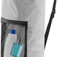 Laundry Bag Backpack, Extra Large Travel Laundry Bag with Mesh Pocket & Adjustable Shoulder Straps,Dirty Clothes Travel Bag for College Students Dorm,Apartment(Light Gray)