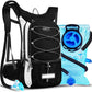 Insulated Hydration Pack Backpack with 3L BPA Free Leak-Proof Water Bladder, Keep Liquids Cool for Up to 5 Hours, Daypack for Hiking, Running, Cycling, Hunting, Climbing