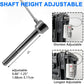UPGRADED Gun Case Lock - Adjustable Alloy Handle, TSA Approved Gun Safe Lock, High Security Cable Locks, Secure Code Packlock for Gun Cases, Firearm Cases, Toolboxes, Travel Luggage, Silver