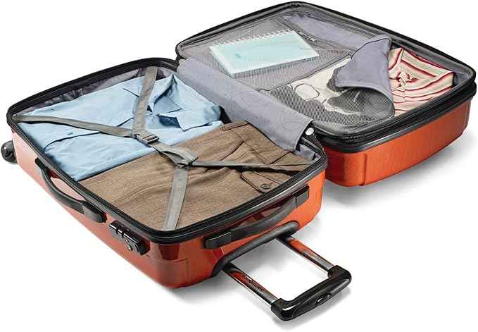 Samsonite Winfield 2 Hardside Expandable Luggage with Spinner Wheels, Orange, Carry-On 20-Inch