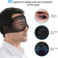 Sleep Headphones, Sleep Mask Bluetooth Wireless Music Eye Mask, Sleeping Mask for Side Sleepers Sleep Mask with 3D Bluetooth Headphones Ultra-Thin Stereo Speakers Perfect for Sleeping (Black)