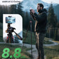 68" Lightweight Camera Tripod Stand, Compact Portable Travel Aluminum Tripod for DSLR/SLR, Compatible with Canon/Nikon/Phone (Supports 8.8 lbs, Weighs 2.46 lbs) Black