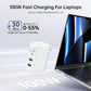 140W Mac Book Pro Charger,4 Port Flat Charging Station for Apple Type c Fast Wall Charger,USB C Port MacBook Pro &MacBook Air Adapter Plug Block for iPhone 16/15/14/13Pro Max, iPad, AirPods 4,Samsung - Roamly