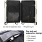 Zipperless Luggage, Polycarbonate Aluminum Hard Shell, Expandable Carry-On Suitcase with Spinner Wheels, Hard Shell Suitcase, 24 Inch Cabin - Roamly