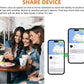 Air Tags for Android, Bluetooth Smart Tags for Android, Luggage Tracker Works with Google Find My Device App, Key Finders Item Locator for Keys, Wallets, Suitcases, Replaceable Battery, 4 Pack