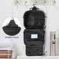 Travel Toiletry Bag for Men,Hanging Hook Toiletry Bag, Spacious Portable Organizer Dopp Kit Shaving Bag for Toiletries Makeup Accessories Tactical Essentials - Black - Roamly