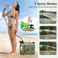 SPACEREST Integrated Camping Shower – Spill Resistant, Electric Portable Shower for Camping with 5 Gallon Food-Grade Water Jug, Easy to Store for Hiking, Beach, 7-Mode Shower Head, IPX7 Waterproof