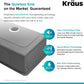 KRAUS Standart Pro 33 -inch Undermount 60/40 Double Bowl 16 Gauge Stainless Steel Kitchen Sink, KHU104-33