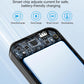 Portable Charger, 12000mAh 22.5W Type C Fast Charging Power Bank with Built-in Cables & Wall Plug, External Battery Bank with LED Display, Travel Essential Battery Pack for iPhone, iPad, Samsung Black