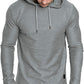 Lexiart Mens Fashion Athletic Hoodies Sport Sweatshirt Solid Color Fleece Pullover