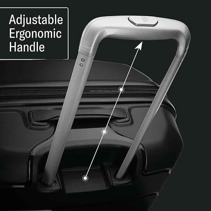 Samsonite Freeform Hardside Carry-On Luggage with Spinner Wheels - Hardshell Suitcase - TSA, Airline-Approved - Expandable Hard Shell, Smooth Rolling Wheels for Lightweight Travel - Ocean Blue
