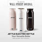 Jettle Electric Kettle - Travel Portable Heater for Coffee Tea Milk Soup - Stainless Steel Travel Water Boiler tea pot with Temperature Control - LED - Automatic Power Off - 450ml - Kitchen Appliance