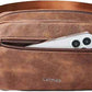 2L Fanny Packs Everywhere Belt Bag Small Fashion Crossbody Waist Pack Faux Leather Waterproof Sling Chest Bag For Women Trendy Brown